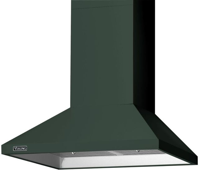 Viking® 3 Series 36" Blackforest Green Chimney Wall Hood-0