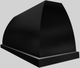 Vent-A-Hood® Designer Series 66" Black Wall Mounted Range Hood-4