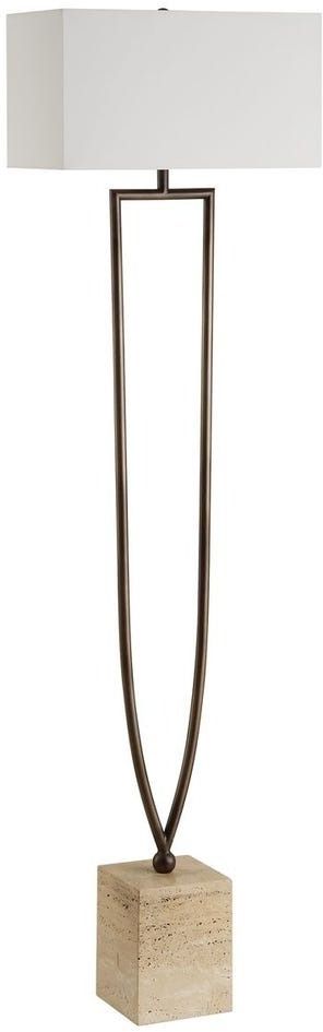 Uttermost® Fork in the Road Warm Dark Bronze Floor Lamp-0