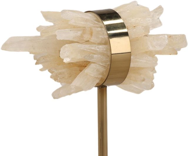 Dovetail Furniture Norbert Antique Brass/Natural Small Sculpture-2