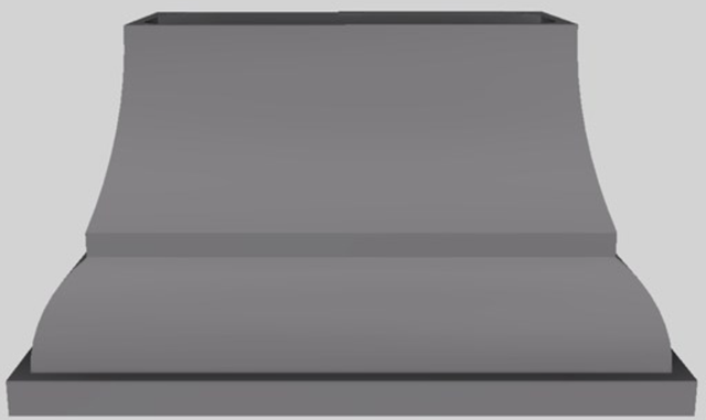 Vent-A-Hood® Designer Series 54" Gunsmoke Island Range Hood-0