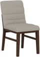 Emerald Home Ronan Brown/Gray Dining Side Chair with Stretcher-0