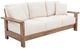 International Furniture Direct Duna Lacquer Brown/Pearl Upholstered Sofa-0