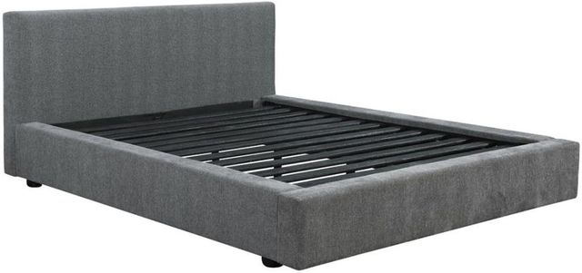 Coaster® Gregory Graphite Upholstered Platform Bed-2