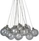 A & B Home Glass Drop Globes Chandelier-0
