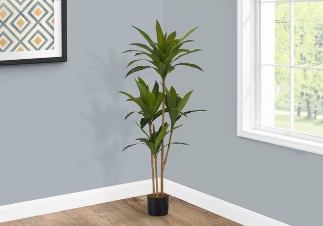 Monarch Specialties Inc. Black 51" Artificial Potted Dracaena Tree-3