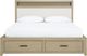 Signature Design by Ashley® Calmoro Gray King Storage Bookcase Bed-2