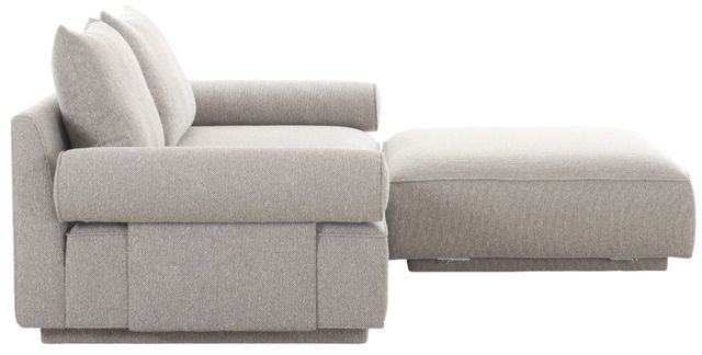 Moe's Home Collection Rosello Nook 3-Piece Light Grey L-Shaped Modular Sectional and Ottoman-2
