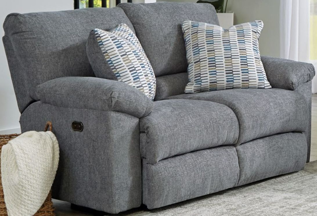 Catnapper® Tyler Stonewash Manual Reclining Loveseat