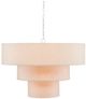 Currey & Company Livello Natural/White Chandelier-0
