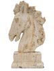 A & B Home Antique White Small Horse Bust Statue-2