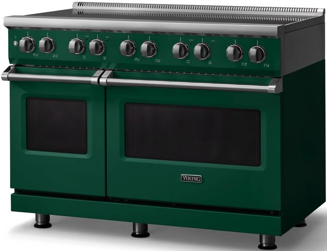 Viking® 5 Series 48" Ivy Pro Style Induction Range with Polished Chrome Trim-2