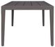 Uttermost® Polanco Java Black Aluminum Indoor-Outdoor Dining Table-4