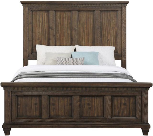 Coaster® Bennington Acacia Brown California King Bed-1