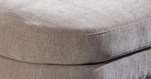 Magnussen Home® Rensick Golden Metal Pewter Ottoman-2