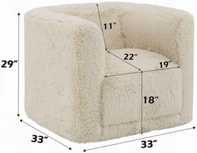 ACME Furniture Upendo Beige Swivel Chair-2