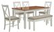 Powell® Jane 6-Piece Honey Brown/Vanilla White Dining Set-0