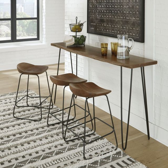 Signature Design by Ashley® Wilinruck Black/Brown Counter Stool-3