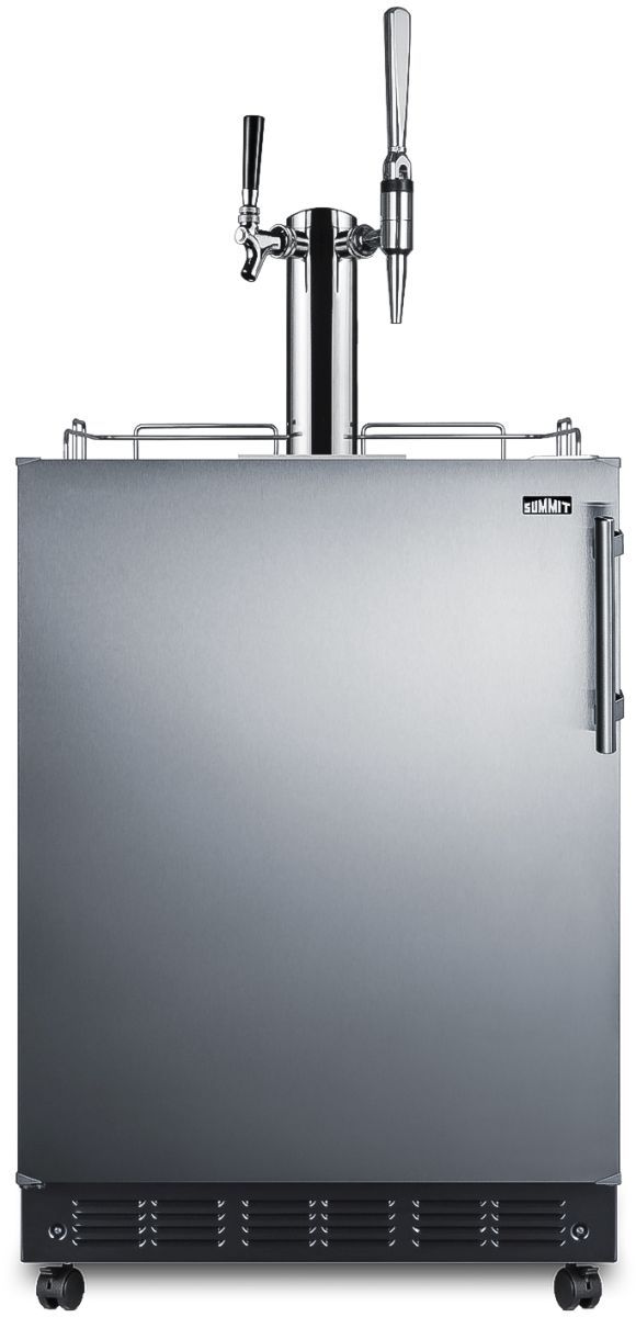 Summit® 24" Stainless Steel Cold Brew/Nitro Coffee Kegerator-0