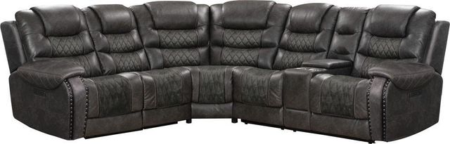 Parker House® Outlaw 6-Piece Stallion Reclining Curved Sectional-0