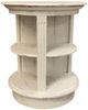 Vintage Furniture Chalet Round Accent Table-0