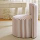TOV Furniture Alyssa Beige/Brown Rolling Desk Chair-1
