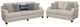 Coaster® Gwen 2-Piece Light Gray Living Room Set-0