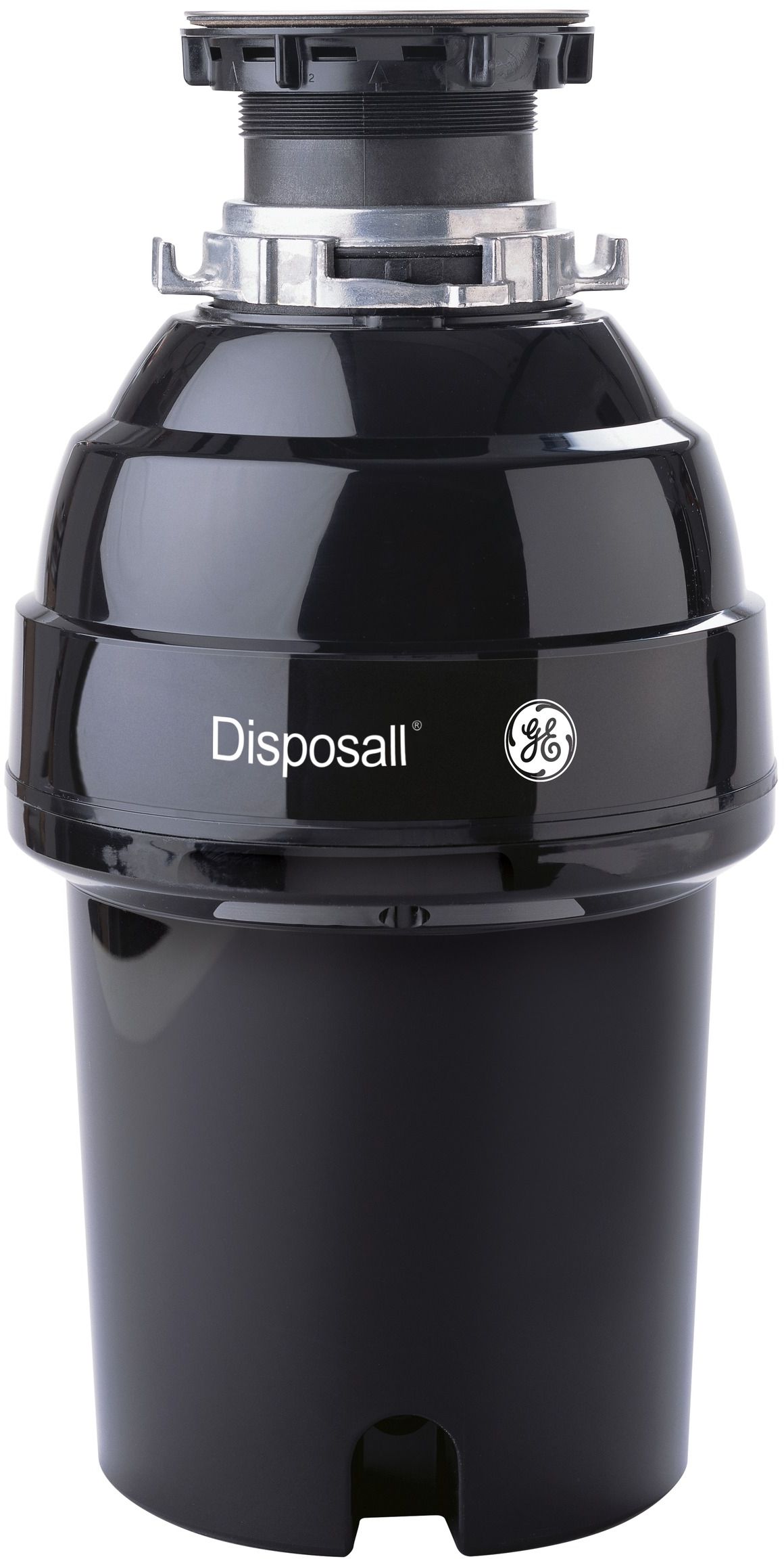 GE® Disposall® 1 HP Continuous Feed Non-Corded Black Garbage Disposal
