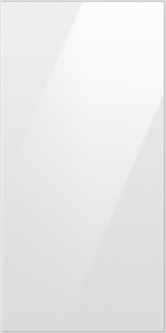Samsung Bespoke 18" White Glass French Door Refrigerator Top Panel-0