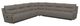 La-Z-Boy® Palmer Pewter Reclining Sectional with Custom Layout Options-0