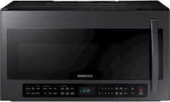 Samsung 2.1 Cu. Ft. Fingerprint Resistant Black Stainless Steel Over The Range Microwave