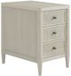 Riverside Furniture Maren White Sand Chairside Table-0