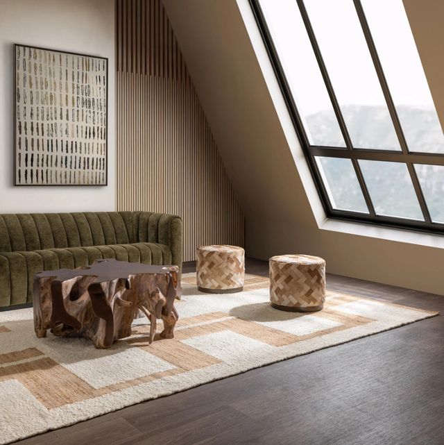 Classic Home Sasha Canyon Dust Accent Stool-1