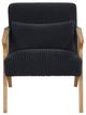 Homelegance® Chevron Black/Brown Accent Chair-2
