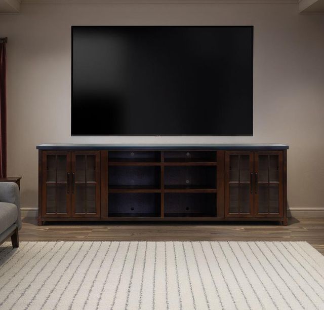 Legends Home Rockport Black/Rosewood Media Console-1