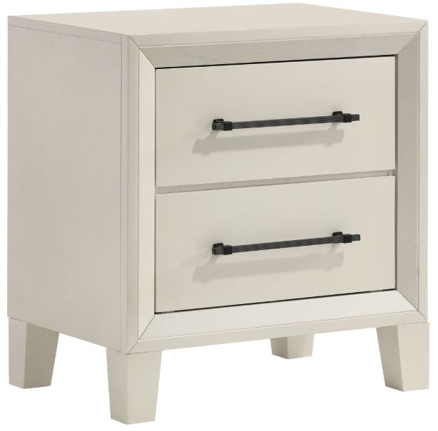 New Classic® Home Furnishings Ballard White Nightstand-0