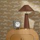 TOV Furniture Mona Black Striped Standing Accent Clock-1