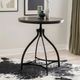 Powell® Haywood Gray Wooden Top Bar Table with Steel Base-1