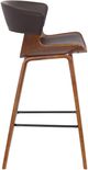 Armen Living Jagger Brown/Walnut Counter Stool-4