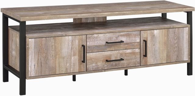 Coaster® Weathered Oak 71" TV Console-3