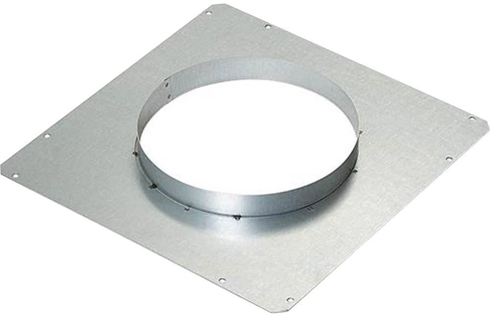 Plaque d’encastrement pour panneau frontal Zephyr de 8 po - Aspect acier inoxydable