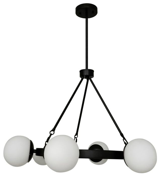 Moe's Home Collection Oaha Black Pendant Light-0
