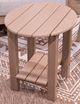 Signature Design by Ashley® Cliffs Beach Driftwood Plastic Outdoor End Table-1