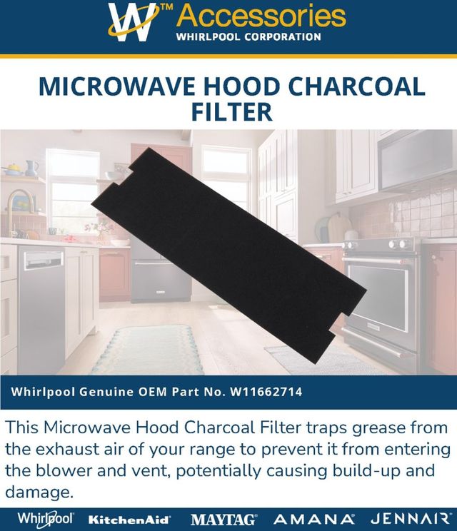 Whirlpool® Microwave Hood Combination Charcoal Filter-2