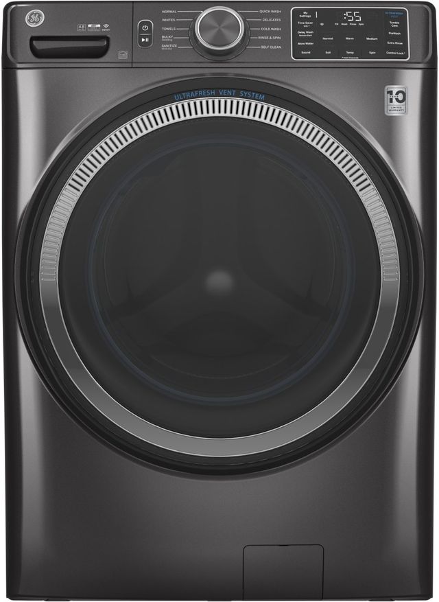 GE® 4.8 Cu. Ft. Diamond Gray Smart Front Load Washer-0