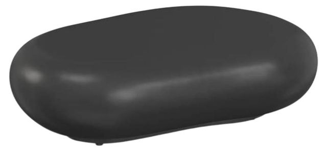 Sunset West Pebble Dark Gray Concrete Outdoor Coffee Table -0