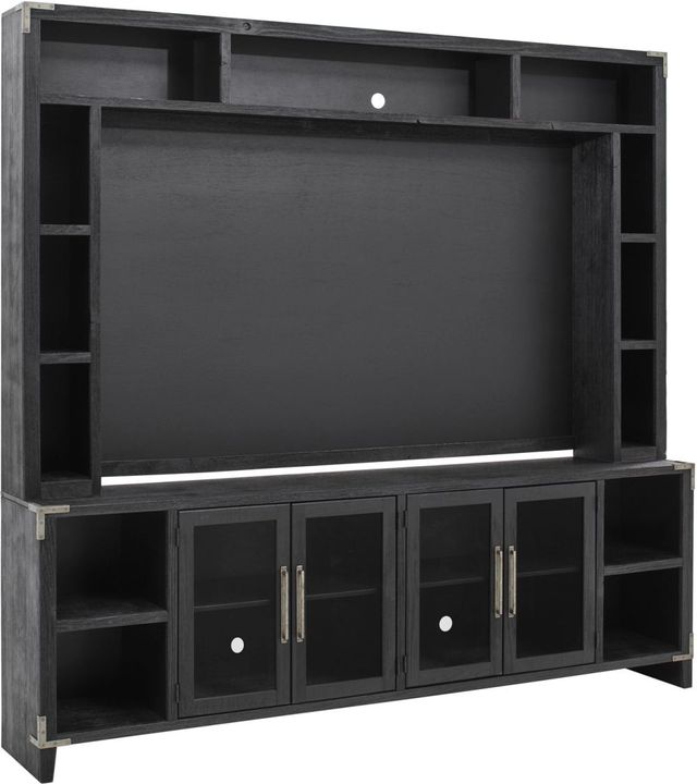 aspenhome® Quincy Vintage Black 97'' Console and Hutch-0