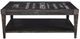 Horizon Home® Graffiti Black Cocktail Table-0