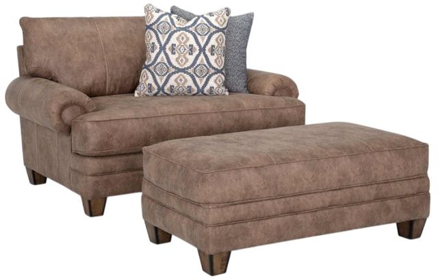 Franklin™ Sicily Chief Hazelnut Ottoman-2