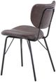 Jofran Inc. Owen Dark Brown Upholstered Dining Side Chair-4